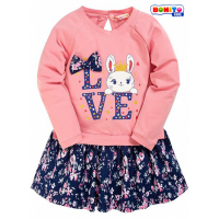 20-83505 "LOVE" Платье, 2-6 лет, розовый 20-83505 "LOVE" Платье, 2-6 лет, розовый